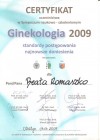 Ginekologia 2009